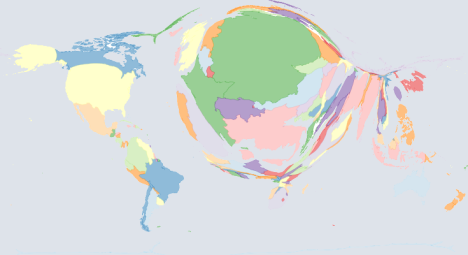 Cartogram example