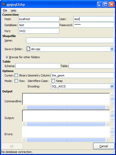 Gpgsql2shp